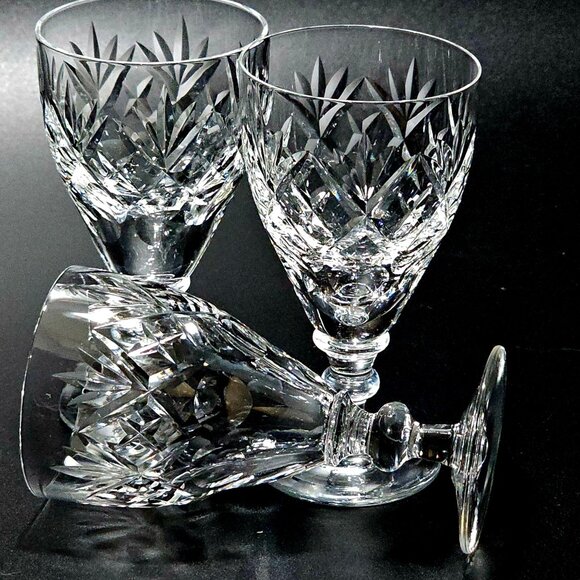Webb Corbett Other - 3 Webb Corbett Georgian Cordial Cocktail Glasses 4" England cut crystal 1960s
